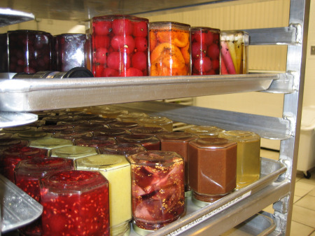 Colored Jars on Speed Rack.jpg